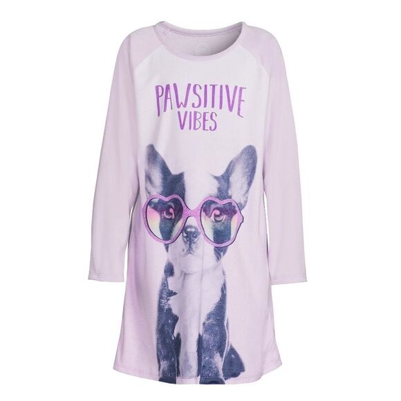 Wonder Nation Girls Long Sleeve Fleece Sleep Gown size 4 nwt - Picture 5 of 5